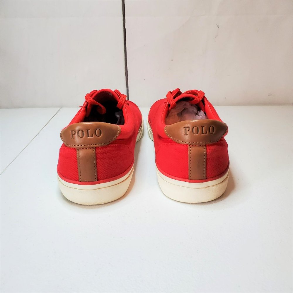 *SOLD* Polo Ralph Lauren Thorton II Canvas Sneakers 13 - Picture 3 of 12